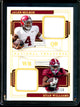 2025 Panini National Treasures Jalen Milroe / Ryan Williams Dual Gold Relic /10 Alabama