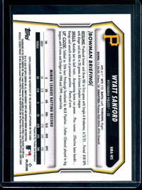 2026 Bowman Chrome Wyatt Sanford Mojo Autograph Refractor Pirates