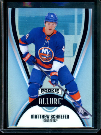 compare product 2026 Upper Deck Allure Matthew Schaefer Rookie Refractor Islanders