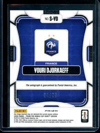 2026 Panini Prizm Youri Djorkaeff Silver Autograph France