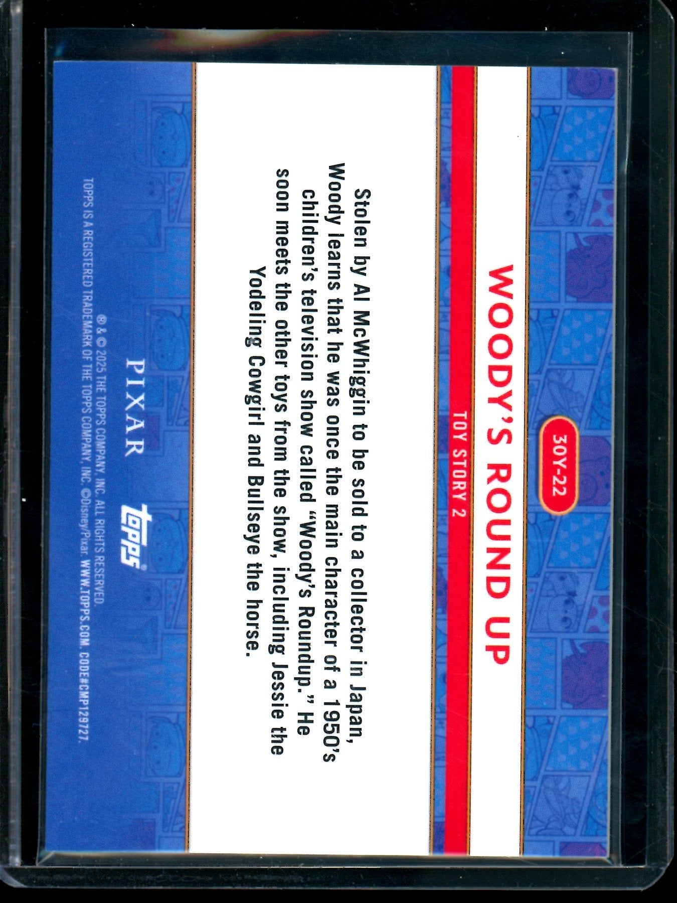 2025 Topps Chrome Woody's Round Up Gold Refractor /50