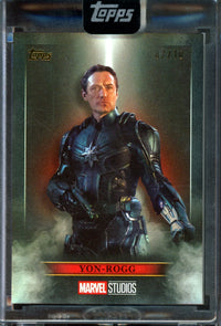 2025 Topps Encased Yon-Rogg Black Encased Refractor /10 Captain Marvel