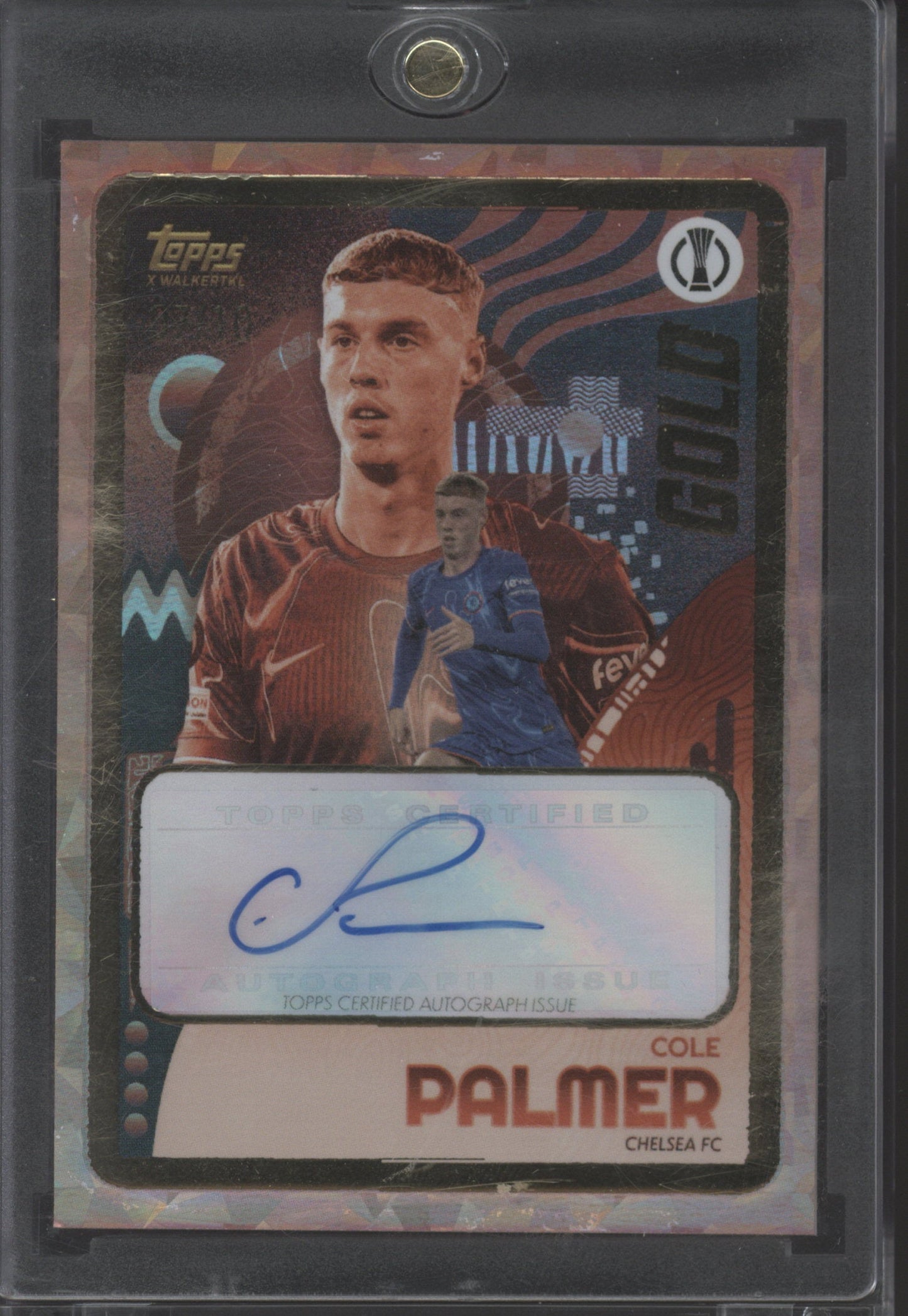 2024/25 Topps Gold Cole Palmer Auto Card 07/10