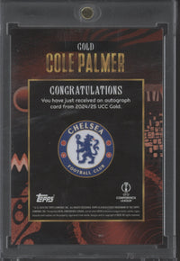 2024/25 Topps Gold Cole Palmer Auto Card 07/10