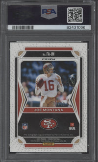 2021 Prizm Joe Montana Flashback Auto PSA 10  #83/99