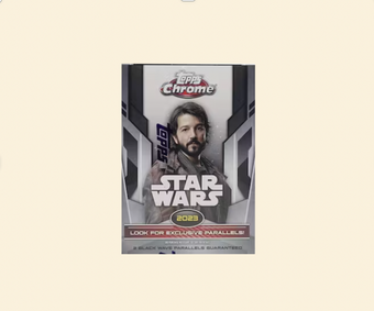 compare product 2023 Topps Chrome Star Wars Blaster Box