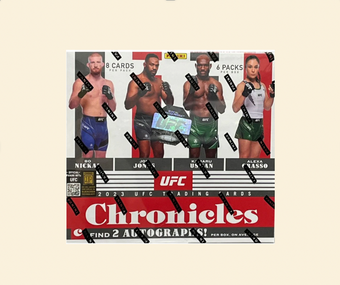compare product 2023 Panini Chronicles UFC Hobby Box