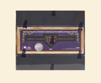 compare product 2023 Topps Gilded Hobby Box