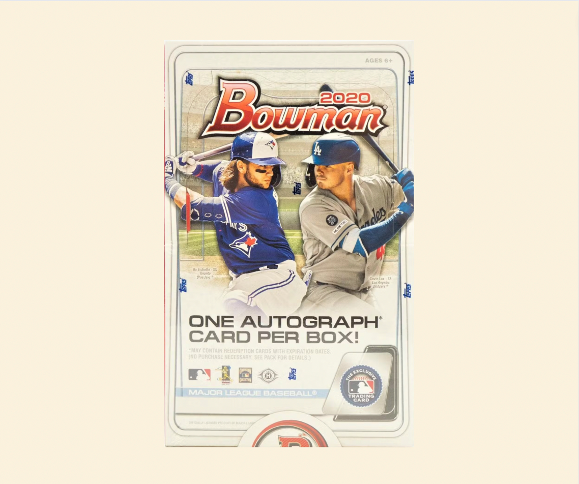 2020 Bowman Baseball Hobby Box