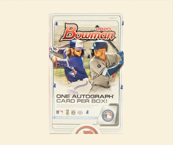 compare product 2020 Bowman Baseball Hobby Box