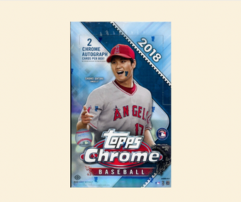 compare product 2018 Topps Chrome Baseball Hobby Box