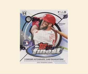 compare product 2023 Topps Finest Baseball Hobby Box