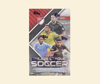 compare product 2023 Topps MLS Soccer Hobby Box *Messi*