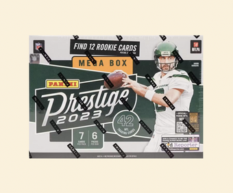 compare product 2023 Prestige Football Mega Box