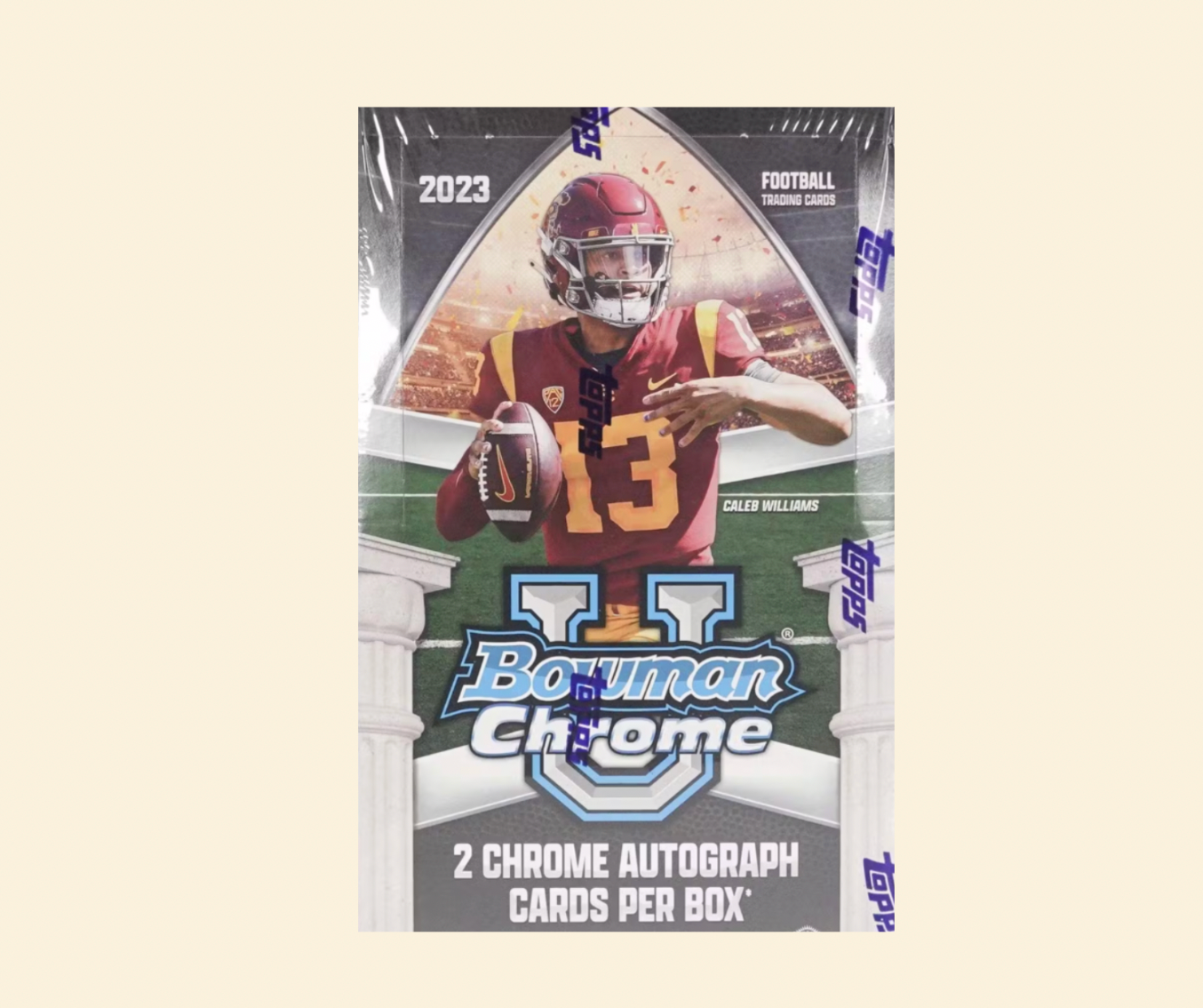 2023 Bowman University Chrome Football Hobby Box