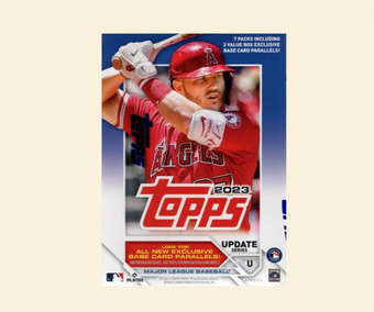 compare product 2023 Topps Update Baseball Blaster Box