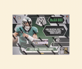 compare product 2023 Mosaic NFL Football Mega Box (Reactive Yellow Parallels)