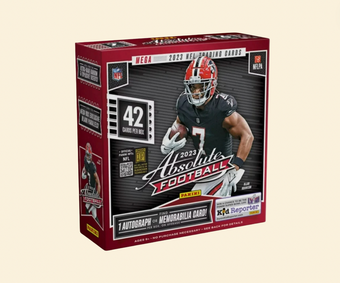 compare product 2023 Panini Absolute Football Mega Box (Black)