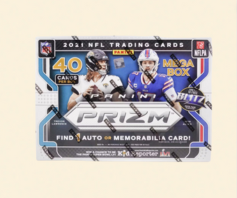 compare product 2021 Panini Prizm Football Mega Box