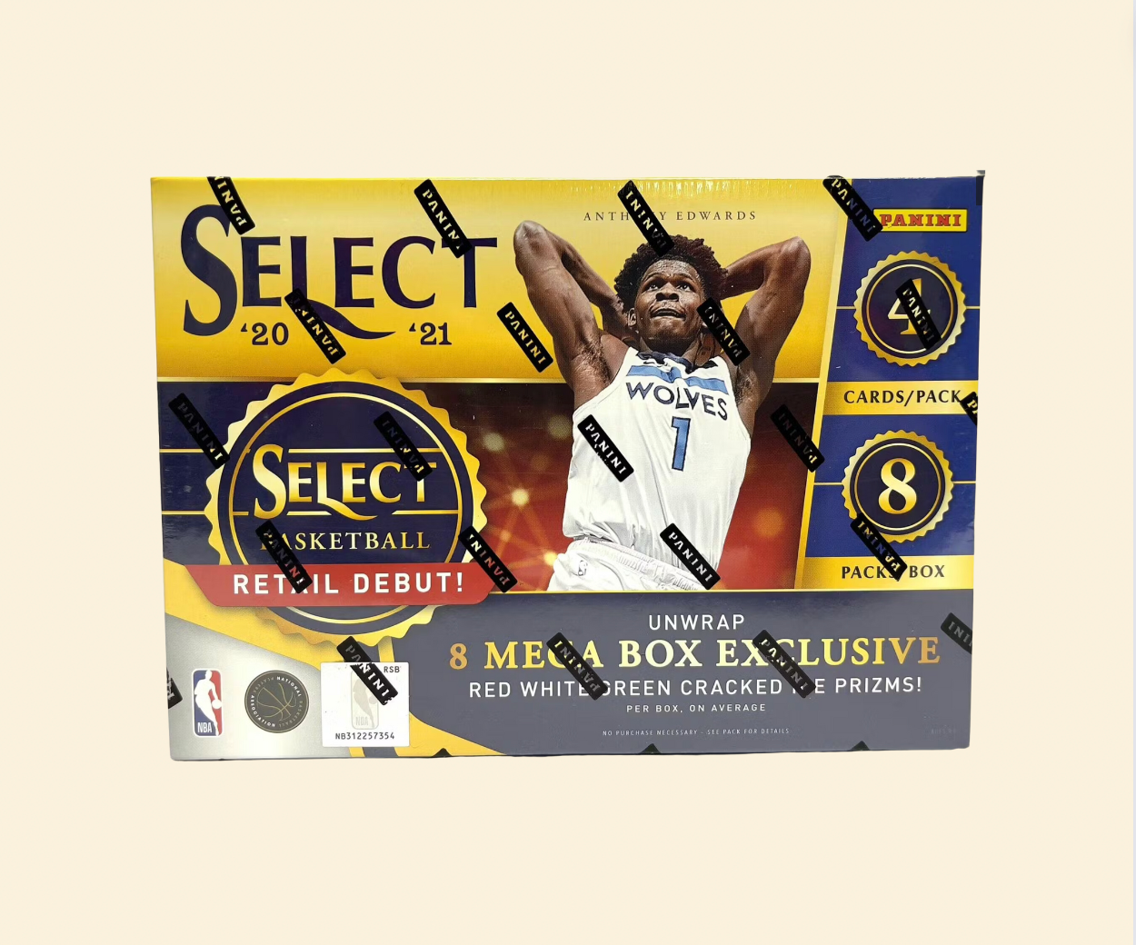 2020-21 Select Basketball Mega Box (Green Cracked Ice Parallels)