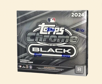 compare product 2024 Topps Chrome Black Baseball Hobby Box