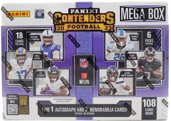 compare product 2023 Panini Contenders Football Mega Box (Purple)