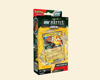 compare product Pokemon TCG: Tapu Koko/Iron Leaves EX League Battle Deck