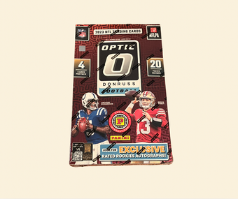 compare product 2023 Donruss Optic Football International Hobby Box