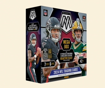 compare product 2024 Panini Mosaic Football Mega Box (Reactive Blue)