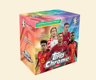 compare product 2024 Topps Chrome UEFA Euro Soccer Hobby Box