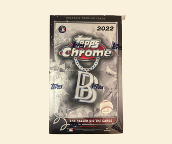 compare product 2022 Topps Chrome Baseball Ben Baller Hobby Box