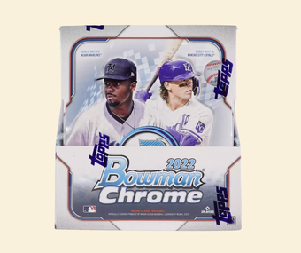 compare product 2022 Bowman Chrome Baseball Hobby Box