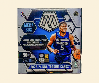 compare product 2023-24 Mosaic Basketball NBA Mega Box
