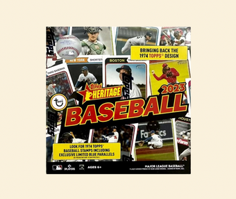 compare product 2023 Topps Heritage Baseball Mega Box (Blue Parallels)