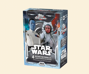 compare product 2024 Topps Chrome Star Wars Blaster Box
