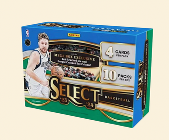 compare product 2023-24 Panini Select BasketballMega Box (Red/ Purple Cracked Ice)
