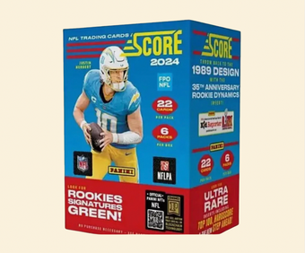 compare product 2024 Panini Score Football Blaster Box