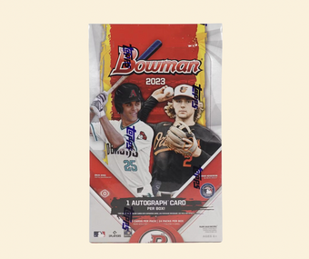 compare product 2023 Bowman Baseball Hobby Box