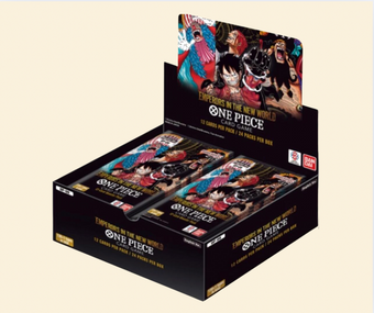 compare product OP-09 One Piece TCG: Emperors In The New World Booster Box (OP09)