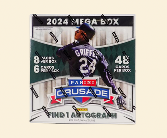 compare product 2024 Panini Crusade Baseball Mega Box