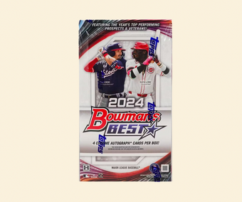 compare product 2024 Bowman Best Baseball Hobby Box