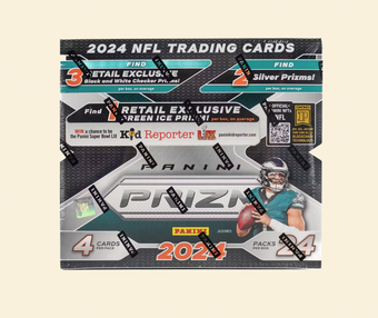 compare product 2024 Prizm Football Retail Box