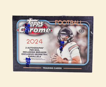 compare product 2024 Topps Chrome Football Breakers Delight Box