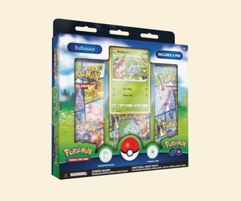 compare product Pokemon: Pokemon Go Pin Collection Box (Bulbasaur)
