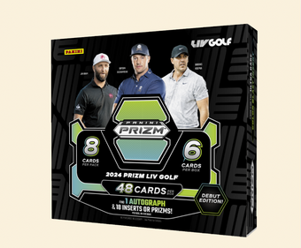 compare product 2024 Panini Prizm LIV Golf Hobby Box