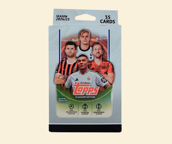 compare product 2024-25 Topps UEFA Club Competitions Soccer Hanger Box