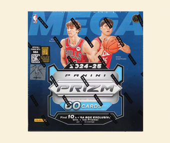 compare product 2024-25 Panini Prizm Basketball Mega Box (Green Ice)