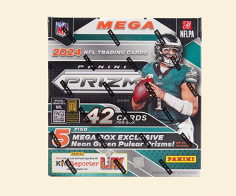 compare product 2024 Panini Prizm Mega Box (Neon Green Pulsar Prizms)