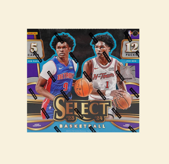 compare product 2023-24 Panini Select Basketball Hobby Box