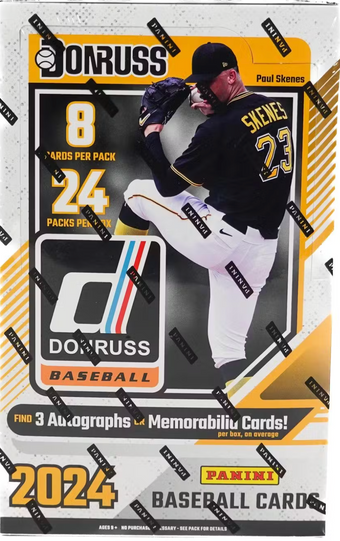 compare product 2024 DonRuss Baseball Hobby Box